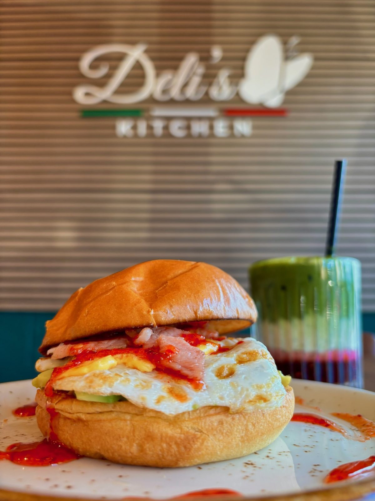 Breakfast roll at Deli's Kitchen