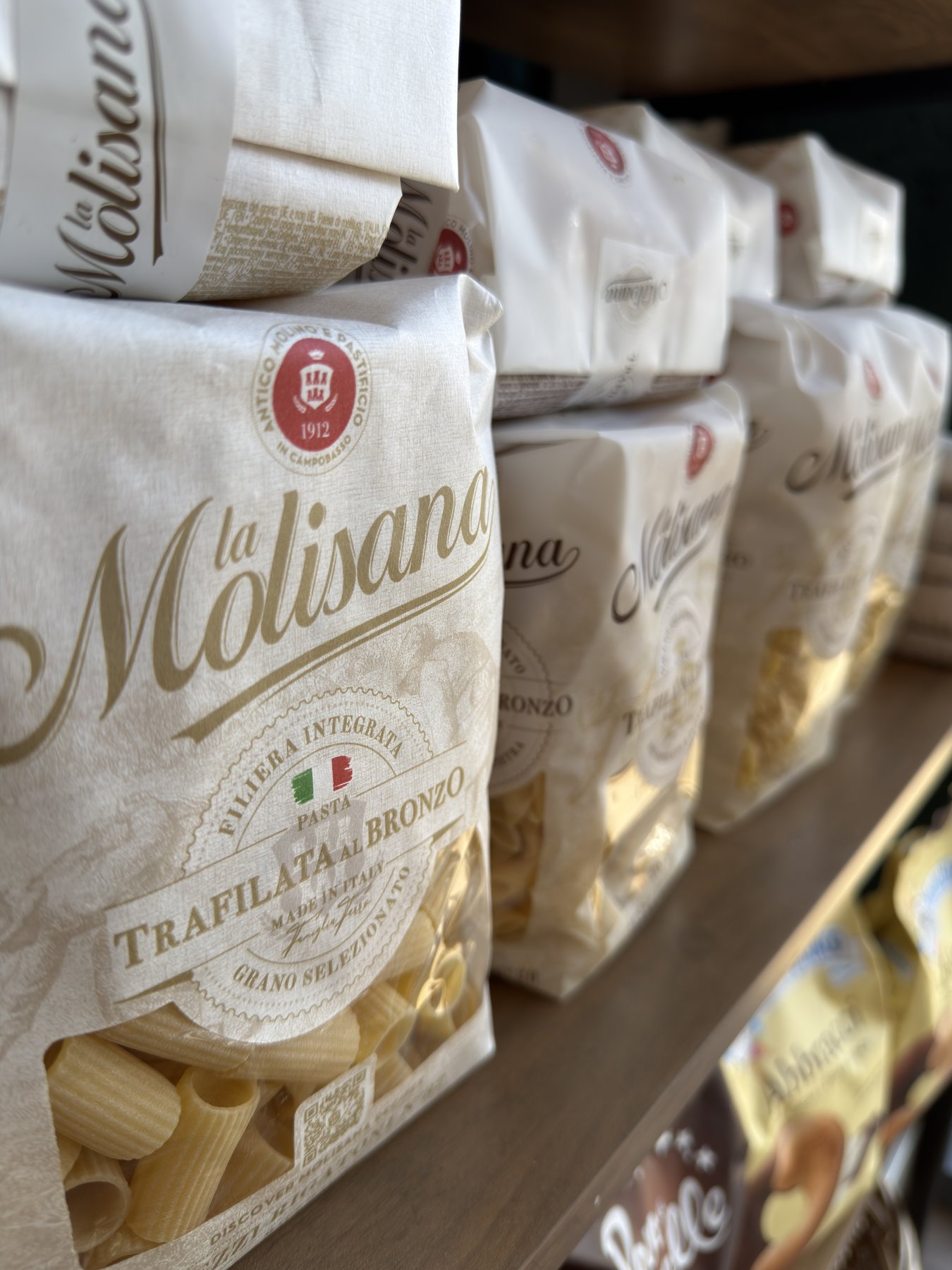 La Molisana bronze-cut Italian pasta at Deli's Kitchen