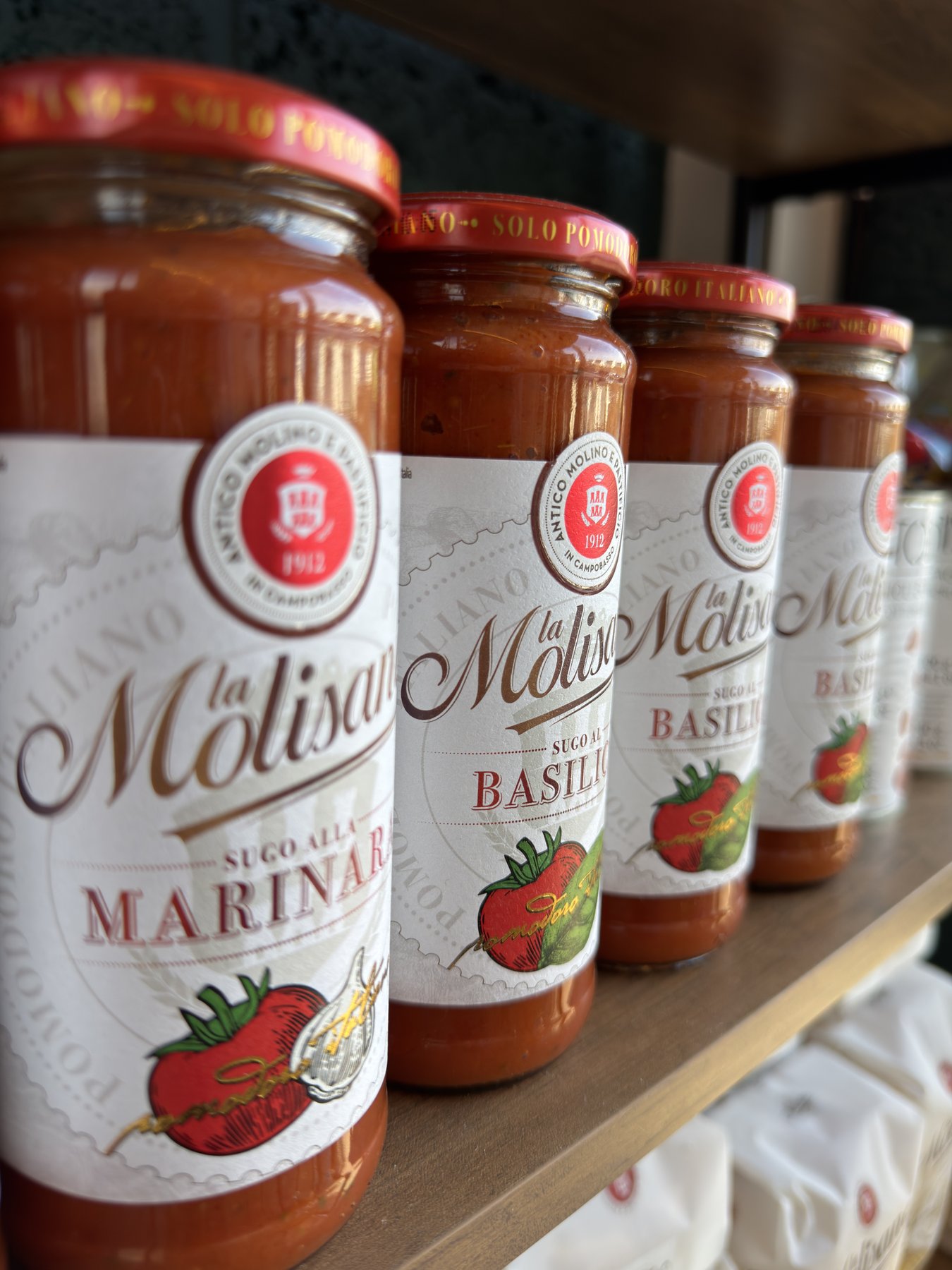 La Molisana Italian pasta sauces at Deli's Kitchen